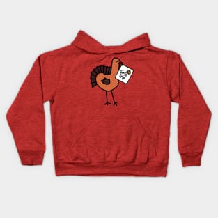 Funny Thanksgiving Turkey goes on Girls Trip Kids Hoodie